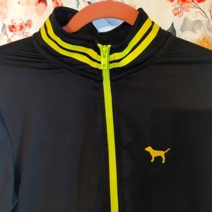 PINK HALF ZIP JACKET,SIZE SMALL